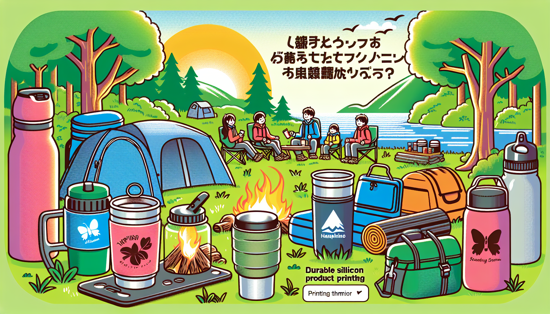 アウトドア用シリコン製品の印刷が剥げる理由と、耐候性を確保する4つの最適技術選択 - 有限会社クラ工業